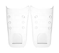 PACKOVE Fundas Protectoras Transparentes para Zapatos de Peluquero, Antideslizantes y Antipinchazos, Talla 41-45, Cubrezapatos Reutilizables para Corte de Pelo y Uso Interior