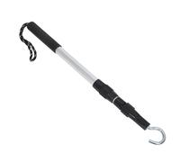 PACKOVE Gancho para Áticos de Aleación de Aluminio con Diseño Seguro y Multifuncional, Poste Telescópico Extensible para Acceso al Ático y Asistencia en Puertas de Garaje