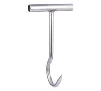 PACKOVE Gancho y No Deformable en Forma de T de Acero Inoxidable para Carne con Mango Resistente, Anticorrosión Adecuado para Cocinas de Restaurante y Barbacoas
