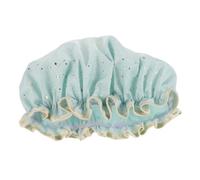 PACKOVE Gorro de ducha de doble espesor gorros de lactancia para mujer redecilla para el cabello para hombres gorro médico de halloween gorro de ducha con forro de satén mañana Light Green