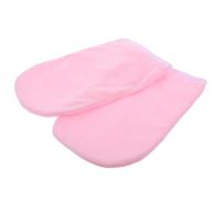 PACKOVE Guantes de Cera de Algodón y Poliéster para Spa de Parafina, Manoplas Flexibles Cierre Cómodo para Cuidado de Manos en Tratamientos de Belleza
