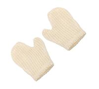 PACKOVE Guantes Exfoliantes De Ducha De Sisal 2 Piezas 20,5x16 Cm Para Baño Cuerpo y Rostro Cuidado Corporal