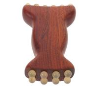 PACKOVE Herramienta de Masaje Facial de Madera y Cuerno Natural para Mejorar la Circulación, Masajeador Gua Sha para Rostro y Cuello, Adecuado para Cuidado Femenino