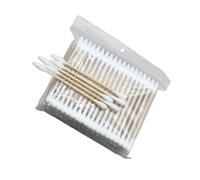 PACKOVE Hisopos De Algodón Para Maquillaje 400 Unidades Doble Punta Punta Fina y Redonda Multiusos Limpieza Facial Cuidado Personal