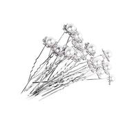 PACKOVE Horquillas De Perla Forma De u 20 Piezas Blancas Para Mujer Accesorios Para Boda Uso Diario Tocado Elegante