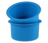 PACKOVE Inserto de Silicona Azul para Calentador de Cera, 2 Unidades Reutilizables, Recipiente Interior 12 X 6,4 Cm, Fácil Desmoldeo para Depilación y Uso en Cuidado Personal