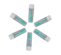 PACKOVE Juego de 6 Piezas Herramienta de Extracción y Succión para Lentes de Contacto Duras, Varilla y Ventosa para Lentes, Material Abs, Color Verde, con Estuche para Cuidado