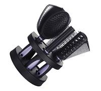 PACKOVE Juego De Espejo y Peine Antiestático De 5 Piezas Cabello () Cepillo Desenredante Peine Para Rizos Herramientas De Adecuado Para Doméstico Aire Libre