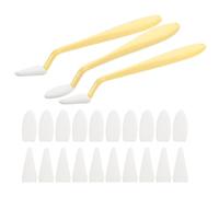 PACKOVE Juego de Toallitas de Esponja para Mezclar Arte Aplicadores de Punta y Accesorios de Dibujo, Material Pp y Esponja para Sketching y Dibujo Profesional