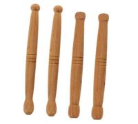 PACKOVE Kit de 4 Varillas de Masaje de Madera Aromática para Puntos de Acupuntura, Ligero y Cómodo para Pies y Cuerpo durante Viajes o Viendo Televisión Estilo Aleatorio
