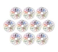PACKOVE Kit de Enseñanza Aula Piezas Marcadas para Calcular Sumas y Restas 10 Juegos de Círculos de Fracciones de 8 Cm en Plástico Adecuado para Estudio en Casa