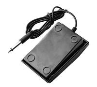 PACKOVE Kit de Pedal de Portátil para Suministro de Energía Interruptor de Pedal Negro con Dispositivo Antideslizante y Control Conveniente para Máquinas de Doble Potencia Compacto y