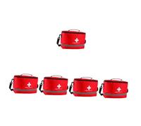 PACKOVE Kit De Primeros Auxilios De 5 Piezas Bolsa De Viaje Kit De Acampada Bolsa De Primeros Auxilios Lata De Primeros Auxilios Kit De Emergencia Mochila Bolsas Color Aleatorio