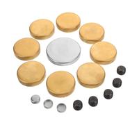 PACKOVE Kit de Tapones de Congelación de Latón Piezas de Repuesto para Motor, Tapón de Expansión Anticongelante Kit de Instalación Compatible con Chevrolet para Refrigerante del Motor
