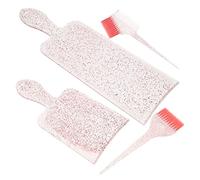 PACKOVE Kit de Teñido de Cabello 4 Piezas Paleta para Mechas Cepillo Aplicador Peine Profesional para Peluquería Uso Doméstico y Salones