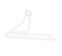 PACKOVE Lace Flower Choker Necklace Vintage French Style Floral Collar Tie For Women Adjustable Lace Beaded Hair Accessories Wedding Party And Everyday Use