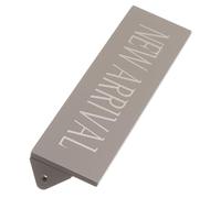 PACKOVE Letrero Metálico de Mercancía Tamaño Mediano Color Metálico para Tienda Minorista, Señal de Exhibición Durable de Metal para Supermercado y Comercio, Señalización Vibrante