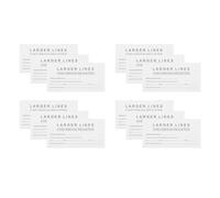 PACKOVE Libro de Registro de Cheques Personales Blanco 12 Unidades, Formato Portátil Papel Resistente para Control Financiero Detallado, Adecuado para Cuentas Bancarias y Gestión