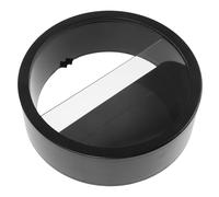 PACKOVE Maceta Colgante de Pared Redonda Negra Mediana Maceta Decorativa sin Orificios para Interior Porta Flores Creativa para Oficina y Salón para Jardinería y Decoración