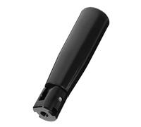 PACKOVE Manija Máquina Giratoria Plegable Negra Mango en Forma de Columna, Empuñadura de Manivela M4 de Nailon para Torno y Máquina Herramienta Industrial