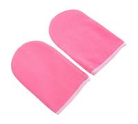 PACKOVE Manoplas De Parafina Para Manos Gruesas Térmicas Para Spa Profesionales Unisex Hidratantes Rosas Borde Blanco Para Cuidado De Manos