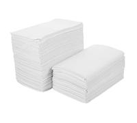 PACKOVE Mantel Desechable Para Manicura 125 Piezas Almohadilla Para Manicura Blanca Absorbente y Flexible Suministros De Salón Adecuado Para Salones De y Pedicura Tapete De Papel Para Uñas