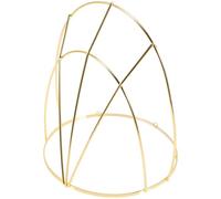 PACKOVE Marco de Cabello para Accesorios de Pelo de Metal Dorado Chino Tradicional Práctico y Fácil de Usar, Adecuado para Complementar y Sesiones de