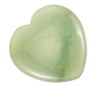 PACKOVE Masajeador de Jade Natural Herramienta de Masaje Facial de Corazón Guasha para Rostro y Cuerpo Cuidado Piel Cristal