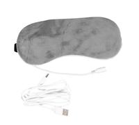 PACKOVE Máscara de Ojos USB Vapor y Calor Estable a 52° para Aliviar Ojeras y Relajar Ojos, de Felpa Cristal para Dormir y Bloquear la Luz