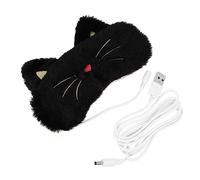 PACKOVE Máscara Ojos Calentadora Usb Diseño 3d Para Bloquear Luz y Aliviar Fatiga Visual, Ajustable y Portátil Para Dormir En Casa, Oficina o Viajes