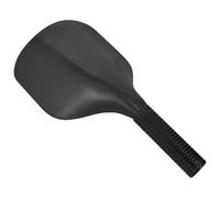 PACKOVE Mascarilla Protectora para Teñir Cabello Mango, Cubierta de Plástico Negra contra Salpicaduras de Tinte, Escudo Protector para Rostro en Peluquería y Cuidado Personal