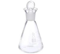 PACKOVE Matraz de Vidrio para Yodo de 100 Ml de Vidrio de Borosilicato Resistente para Laboratorio Alta Precisión y Durabilidad en Estudios Científicos Varios estilos