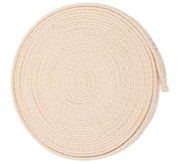 PACKOVE Mecha de Algodón para Lámpara de Queroseno, Plana de 1,5 Cm de Ancho, 1 Rollo para Lámparas de Aceite, Accesorio de Repuesto para Iluminación en Interiores y Exteriores