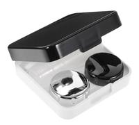 PACKOVE Mini Contenedor de Lentes de Contacto Portátil Estuche Compacto y Cierre Seguro para Viaje y Uso Diario