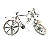 PACKOVE Modelo de Bicicleta Vintage de Hierro Forjado Decoración de Mini Bicicletas Retro Pequeña para Hogar Figura Decorativa de 19 Cm X 6.5 Cm X 12 Cm Estilo Europeo
