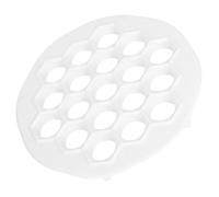 PACKOVE Molde 19 Cavidades de Plástico Blanco para Hacer Pelmeni y Dumplings Fácil de Limpiar y Rápido para Uso en Cocina Casera