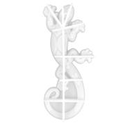 PACKOVE Molde de Silicona Reutilizable para Manualidades de Figura de Gecko 3d Excelente Textura, Adecuado para Adornos de Pared en Hogar y Proyectos DIY Creativos