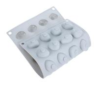 PACKOVE Molde Flexible para Hacer Chocolate y Dulces Diseño de Piedras 11.8X6.9 Pulgadas Seguro para Alimentos Adecuado para Bricolaje en Casa