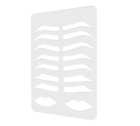 PACKOVE Molde Práctico para Practicar Cejas de Acrílico, Herramienta de Maquillaje para Cejas Adecuado para Artistas y Principiantes en Diseño Facial