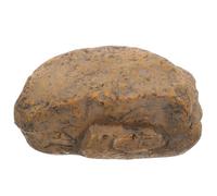 PACKOVE Ocultador de Llaves Exterior de Resina Diseño Piedra Artificial, Caja Segura Compacta 10x6,5x4 Cm para Jardín y Patio, Escondite Discreto para Llavero y Objetos Pequeños