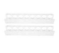 PACKOVE Organizador Acrílico Soporte Resistente de Diabéticos para Refrigerador 8 Ranuras Diseño para Cocina y Almacenamiento Seguro