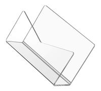 PACKOVE Organizador de Archivos para Escritorio Acrílico Transparente, Soporte Porta Sobres y Cartas Compacto, Estantería Ligera para Oficina y Hogar, Expositor Práctico para Documentos