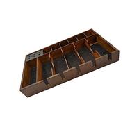 PACKOVE Organizador De Herramientas para Peluquería De Madera Maciza Soporte Práctico para Tijeras y Cortapelos Caja De Almacenamiento Resistente y Elegante para Salón De Belleza