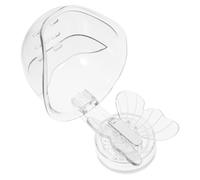 PACKOVE Organizador De Maquillaje Transparente Soporte Para Esponjas De Maquillaje Estante y Reutilizable Para Puff De Instalación Sin Para Baño y