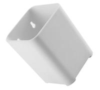 PACKOVE Organizador de Pared Multifuncional Adhesivo para Bolígrafos y Lápices, Caja de Almacenamiento de Madera Resistente Color Beige, Portalápices sin Taladro para Oficina, Escuela