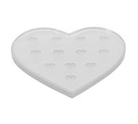 PACKOVE Paleta De Vidrio Forma De Placas Para Pegamento De Pestañas Suministros Para Salón