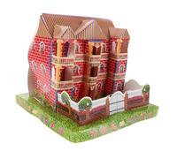 PACKOVE Paper Villa para Ancestros Realista y Detallada Material Imitación Avanzada para Festival Zhongyuan y Ceremonias Tradicionales Presentación Elegante y Conservación Cultural