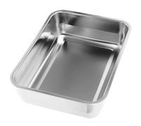 PACKOVE para Asar y Servir Pescado de Acero Inoxidable Bandeja Rectangular Ligera y Elegante Adecuado para Restaurante y Hogar