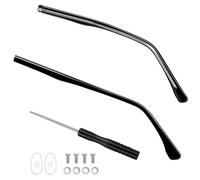 PACKOVE Patillas de Repuesto para Gafas de Metal, Patillas de Repuesto para Gafas, Repuestos para Gafas, Piezas para Reparar Monturas de Gafas.