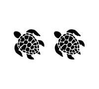 PACKOVE - Pegatina de vinilo de tortuga de mar, 15 x 13 cm, para coche, ventana, parachoques, decoración al aire libre, fácil de colocar